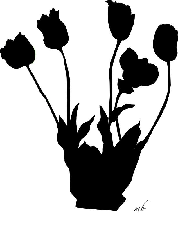 Tulips in McCoy Dressed in Black